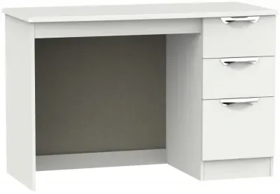 Camden 3 Drawer Desk - Light Grey