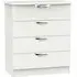 Camden 4 Drawer Chest - Grey