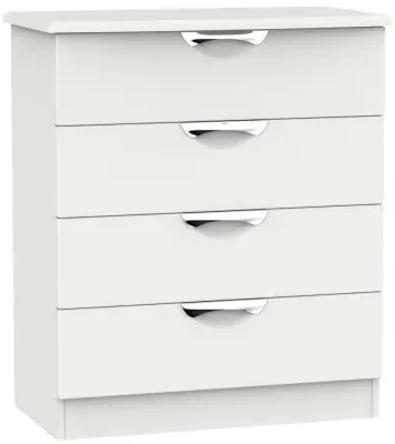 Camden 4 Drawer Chest - Grey