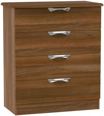 Camden 4 Drawer Chest - Walnut