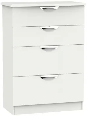Camden 4 Drawer Deep Chest - Light Grey image