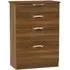 Camden 4 Drawer Deep Chest - Walnut