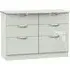 Camden 6 Drawer Midi Chest - Cashmere