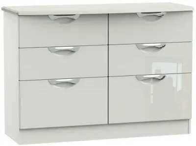 Camden 6 Drawer Midi Chest - Cashmere image
