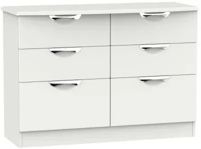 Camden 6 Drawer Midi Chest - Light Grey image