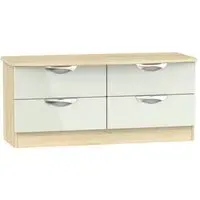 Camden Bed Box - Cashmere, Oak Effect