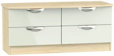 Camden Bed Box - Cashmere, Oak Effect