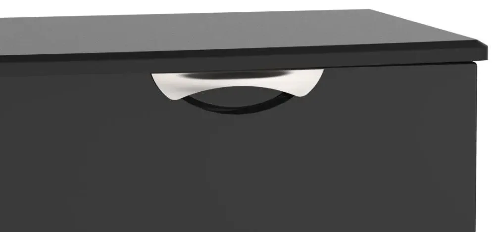 Camden Bed Box with Storage - Black