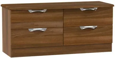 Camden Bed Box with Storage - Walnut