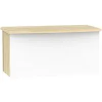Camden Blanket Box - White, Oak