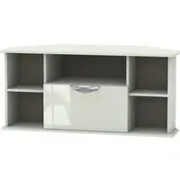 Camden Corner TV Unit with Drawer - Cashmere