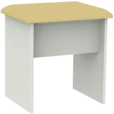 Camden Padded Dressing Stool - Cashmere image