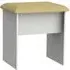 Camden Padded Dressing Stool - Light Grey