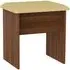 Camden Padded Dressing Stool - Walnut