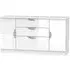 Camden Wide Sideboard with Storage - White Gloss