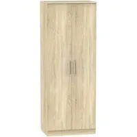 Contrast 2 Door Tall Wardrobe - Bardolino