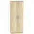Contrast 2 Door Tall Wardrobe - Bardolino