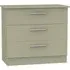 Contrast 3 Drawer Chest - Mushroom