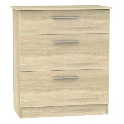 Contrast 3 Drawer Deep Chest - Bardolino image
