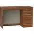 Contrast 3 Drawer Desk - Noche Walnut