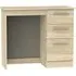 Contrast 3 Drawer Single Dressing Table - Bardolino