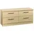 Contrast 4-Drawer Bed Box - Elm