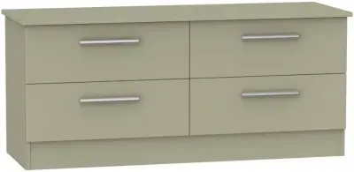 Contrast 4-Drawer Bed Box - Mushroom