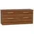 Contrast 4-Drawer Bed Box - Noche Walnut