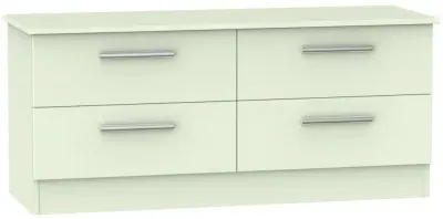 Contrast 4-Drawer Bed Box - Vanilla