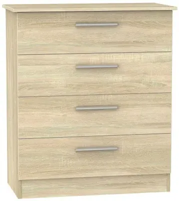 Contrast 4 Drawer Chest - Bardolino image