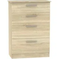 Contrast 4 Drawer Deep Chest - Bardolino