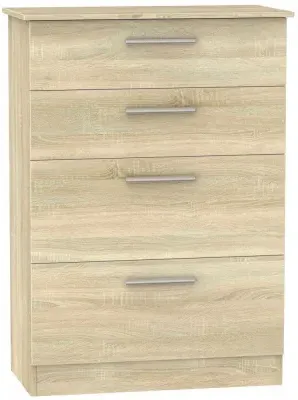 Contrast 4 Drawer Deep Chest - Bardolino image