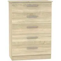 Contrast 5 Drawer Chest - Bardolino