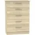 Contrast 5 Drawer Chest - Bardolino