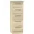 Contrast 5 Drawer Narrow Chest - Bardolino, Oak