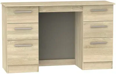 Contrast 6 Drawer Double Dressing Table - Bardolino image