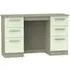 Contrast 6 Drawer Double Dressing Table - Cream, Mushroom