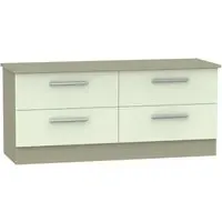 Contrast Bed Box - Vanilla, Mushroom