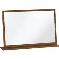 Contrast Large Dressing Mirror - Noche Walnut