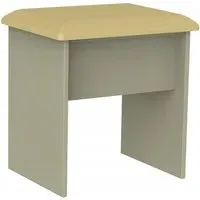 Contrast Padded Dressing Stool - Mushroom