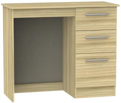Contrast Single Dressing Table - Cocobolo, Oak