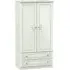 Crystal 2 Door 2 Drawer Double Wardrobe - Cashmere Ash