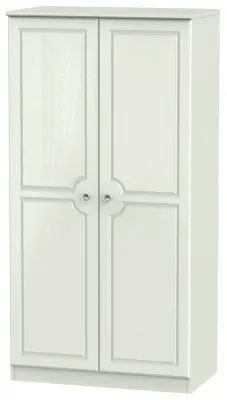 Crystal 2 Door Wardrobe - Kaschmir Ash