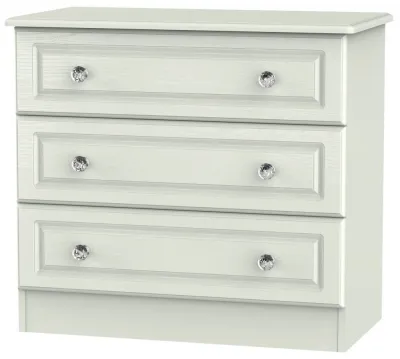 Crystal 3 Drawer Chest - Cashmere