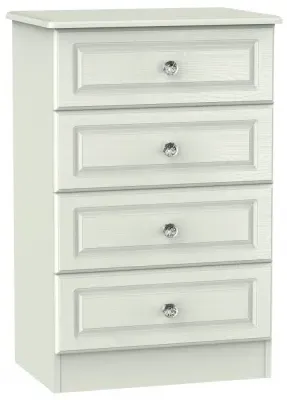 Crystal 4 Drawer Midi Chest - Cashmere