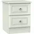 Crystal Cashmere 2 Drawer Bedside Cabinet - Kaschmir Ash