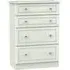 Crystal Cashmere 4 Drawer Deep Chest - Kaschmir Ash