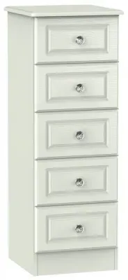 Crystal Cashmere 5 Drawer Narrow Chest - Kaschmir Ash image