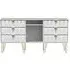 Cube 150cm TV Unit with Hairpin Legs - White Matt