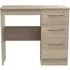 Devon 3 Drawer Single Dressing Table - Bardolino